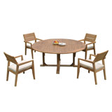 Vellore Outdoor - Piece Teak Dining Set