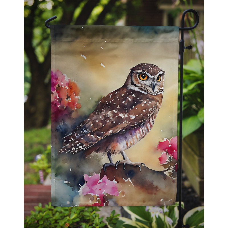 Drapeau du jardin Burrowing Owl_DAC3196
