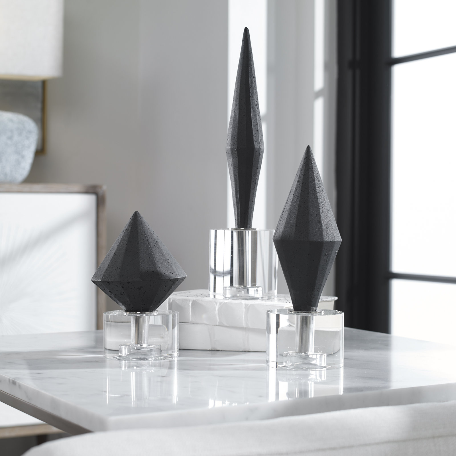 3 Piece Matisse Sculpture, Black