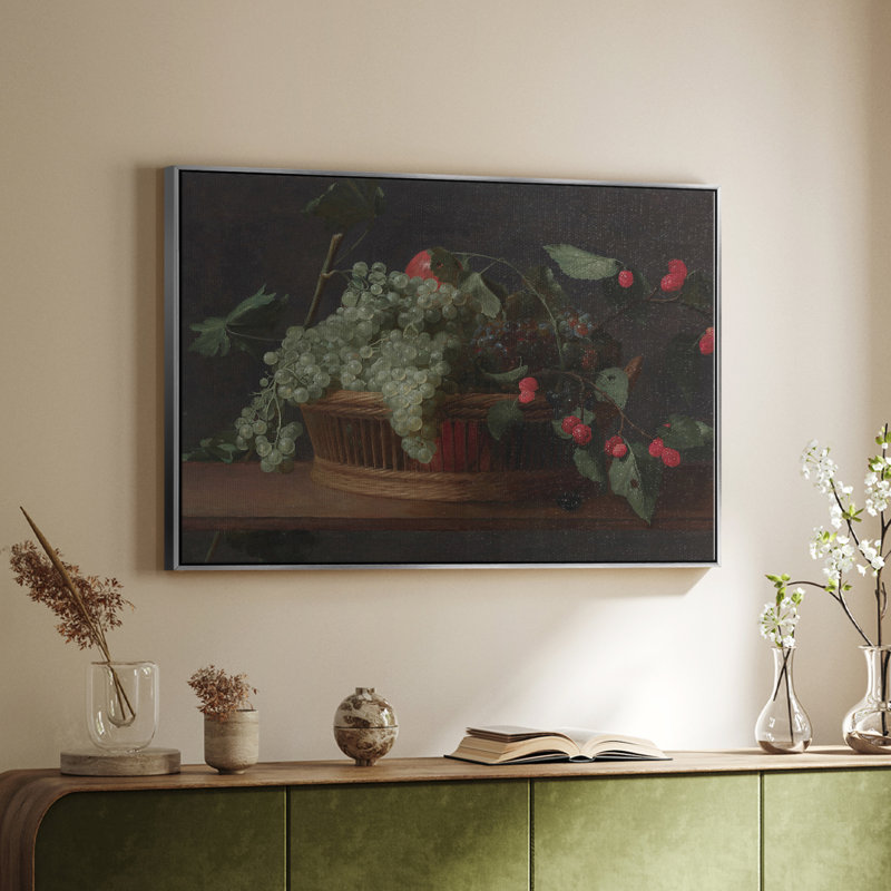 «Vintage Botanical Print-Lxxxix» sur toile, H 17 po x l 25 po
