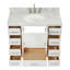 Ensemble de meuble-lavabo simple 43 po avec plateau Abita-93359350
