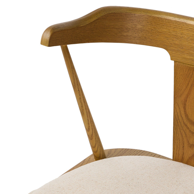 Ripley Dining Chair with Cushion, Antwerp Natural, Sandy Oak