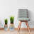 Dilraaj Gold and Blue Cylinder Ceramic Table Vase Set