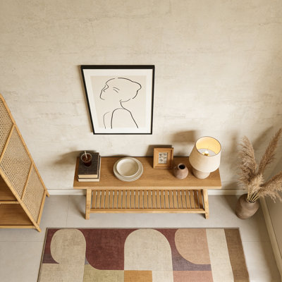 Farmhouse Entryway Table 2-Tier Sofa Table