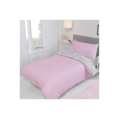 Tedrow Polyester No Pattern Duvet Cover Set with Pillowcases