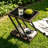 Z-Shaped Weather Resistant Wicker Patio Side Table