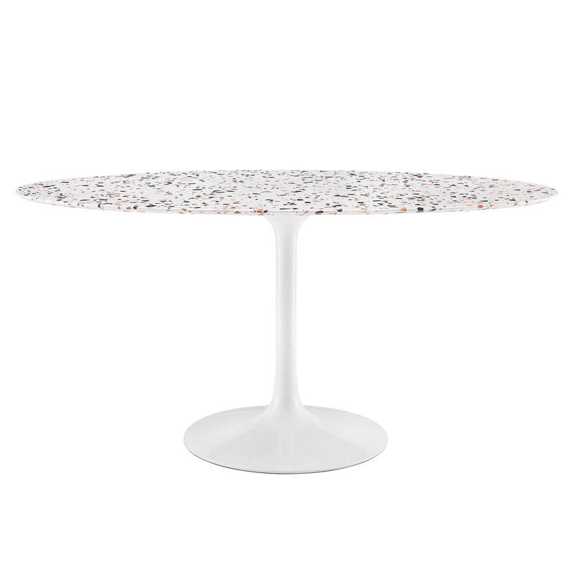 Table de salle à manger Lippa, Blanc