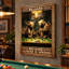 Art mural sur toile, "Billiard due Murder Is Wrong Two Pool Bears" - salon, chambre à coucher ou bureau-79040559
