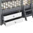 Twin Size Wooden House Bed Frame With Skylights And Storage, Perfect For Kids' Rooms And Play Areas-955639205-955639204