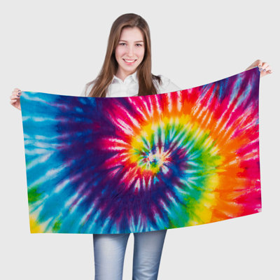 Microfiber Beach Towel Super Colorful Bath Towel Sandproof Beach Blanket Multi-Purpose Towel For Travel Swimming Pool