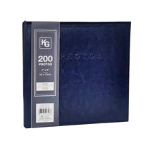 5x7 Photo Binder With Natural Linen Cover Holds up to 200 Photos Includes  Clear Photo Sleeves 1 Inch Rings 