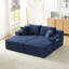 Ensemble de canapé modulaire compressible en forme de U, canapé modulaire de style minimaliste, canapé en tissu velours côtelé pour le salon-788207200-788207206