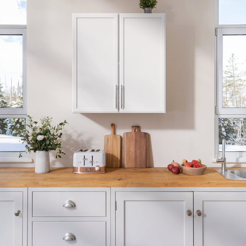 Armoire de rangement l 30 ", Blanc