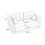 Canapé-lit moderne en cuir blanc cassé rétractable avec rangement-129767737