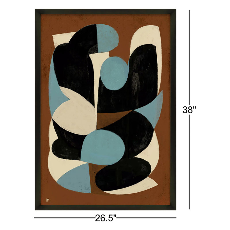 «So What» par enjoliveur, art mural encadré, Cadre noir, H 38 po x l 26,5 po x P 1,25 po