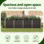 Jardinière surélevée Jardin surélevé Jardinière en acier galvanisé anthracite