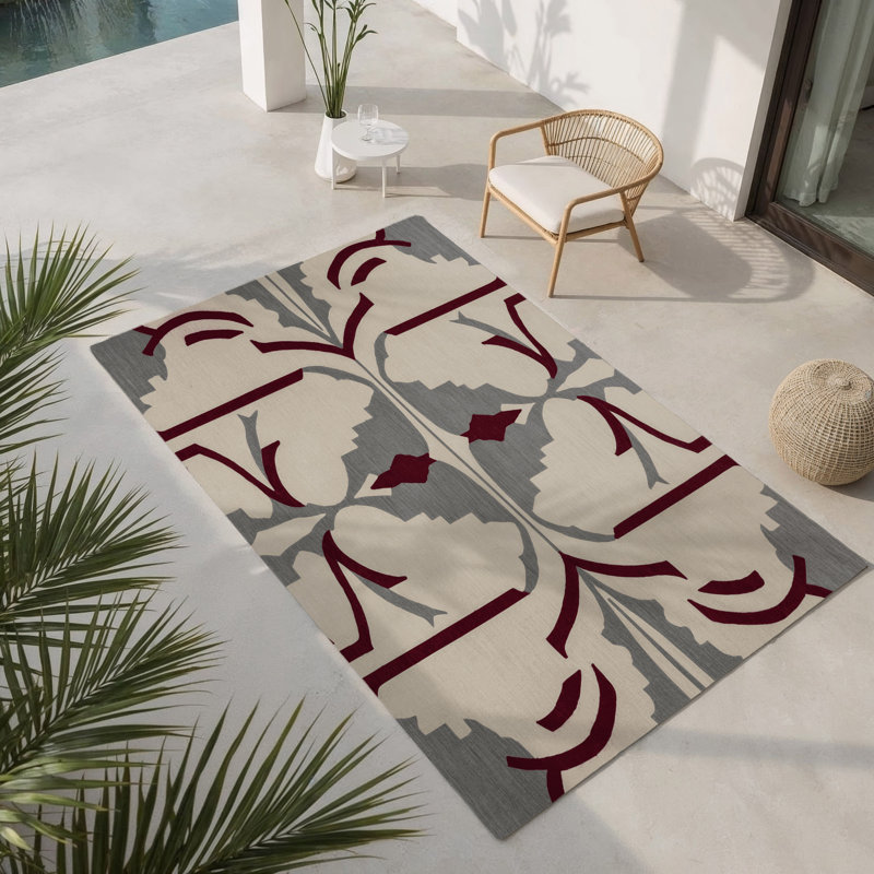 Architectural Reverie Indoor And Outdoor Area Rug, Rectangle 3' x 5'