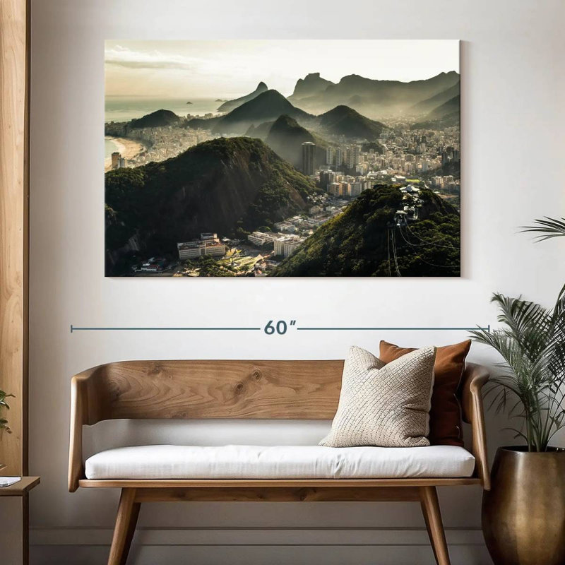 Ravi Mountain Civilization, 34" H x 51" W