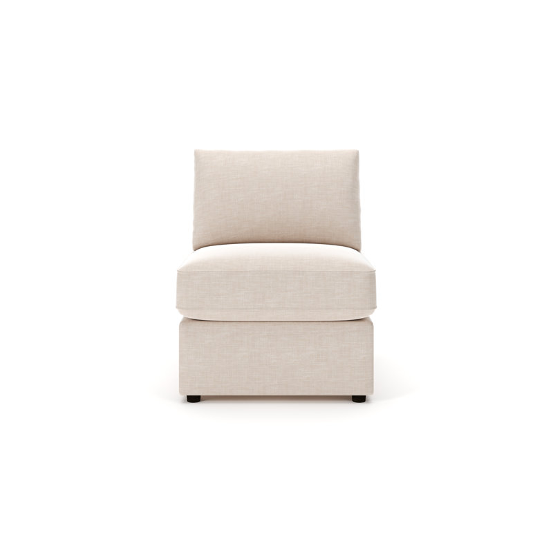 Chaise sans accoudoirs Halston, Sable Lena