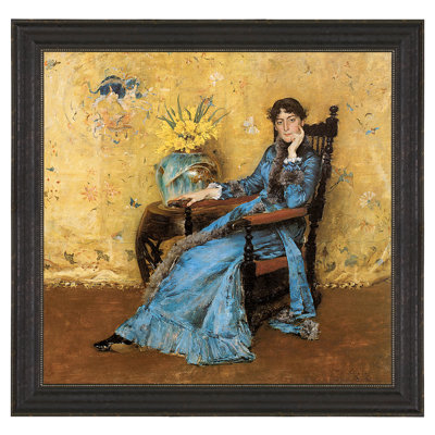 «Dora Wheeler, 1883» par William Merritt Chase, reproduction d'art encadrée