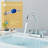 2-handle Bathroom Faucet with Drain Assembly