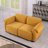 68.5" Length , Fashionable Modular Sofa, Iron Frame,   Chenille Sofa, Yellow, Suitable For Living Room, Bedroom-512125615