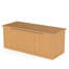 Boîte de rangement en bois massif 112 gallons-122276335