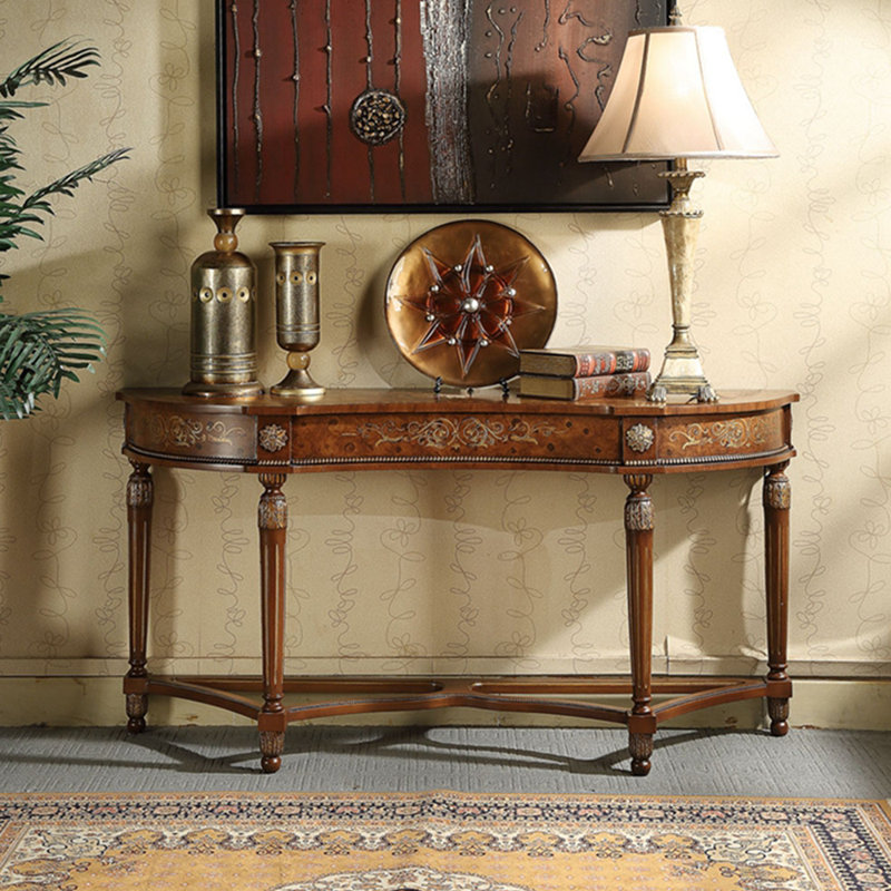 Console rétro de style français, Brun