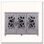 Buffet avec 3 portes en miroir et tablettes réglables-996569702