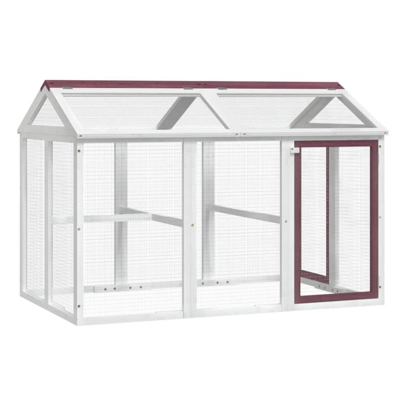 Encore Weather Resistant Small Animal Hutch, Mocha/White