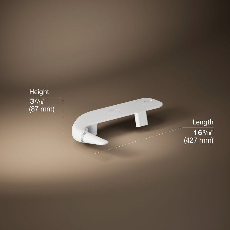 Purewash M100 Manual Bidet Attachment For Toilet Seats, Dual Nozzle with Self-Cleaning Wands