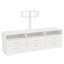 Meuble télé avec support, centre de divertissement avec 6 tiroirs et rangement ouvert, console multimédia en bois pour le salon et la chambre à coucher-758120367