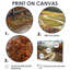 Ensemble de salon art mural vert d'automne-599520662-599520684
