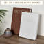 Lot de 4 boîtes de rangement magnétiques en lin pour livres – Organiseur décoratif – Carton gris résistant, accents blanc café, gain de place pour le salon, les étagères et le bureau – Lot de 2 (café et blanc cassé)-903424756