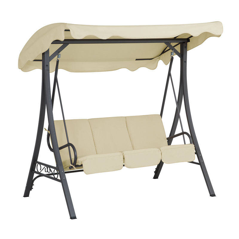 3 Person Porch Swing with Canopy