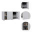 Armoire murale 120, quatre portes, deux armoires, deux tablettes-549890227