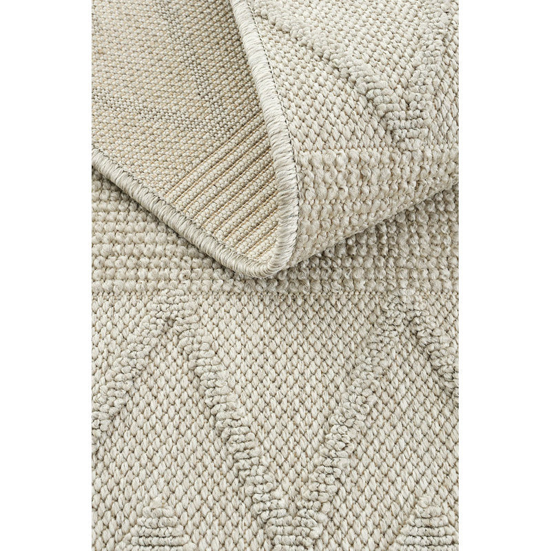 Reslier Rectangle 47.24 cm x 70.87 cm Geometric and Geometric Shapes Indoor / Outdoor Area Rug