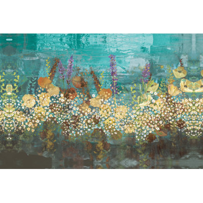 Ditsy Flower Party - Wrapped Canvas Painting