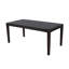 Table de salle à manger Geni, plateau rectangulaire de 71 pouces, style Java gris Parsons