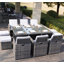 Theone 10 - Person Patio Dining Set with Rectangular Table , Cushions Included-744192095