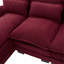 Canapé en U en forme de nuage, canapé modulaire 4 places en chenille confortable de 110 po pour le salon, canapé-lit modulaire avec méridienne double et mousse mémoire pour appartement-126236793