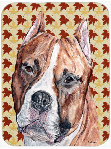 Planche à découper en verre de personnel pour l’east urban home staffordshire bull terrier