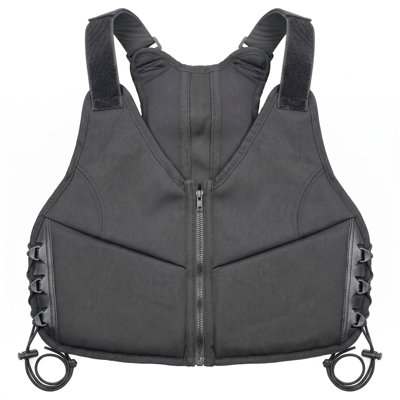 10LBS Adjustable Weighted Vest for Women, Breathable Workout Vest with Zipper & Lace-Up Design, for Running, Walking & Strength Training