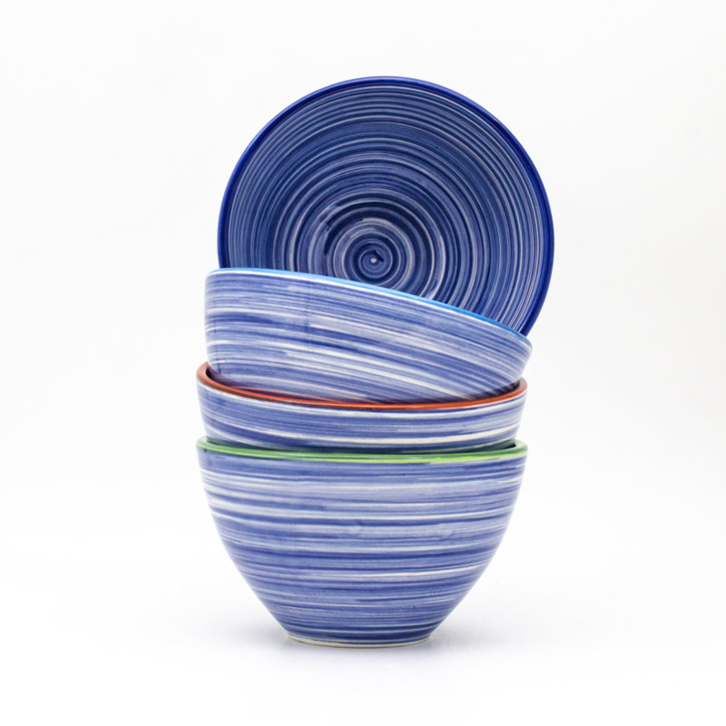 Ensemble de bols à céréales Raia, Bleu multicolore