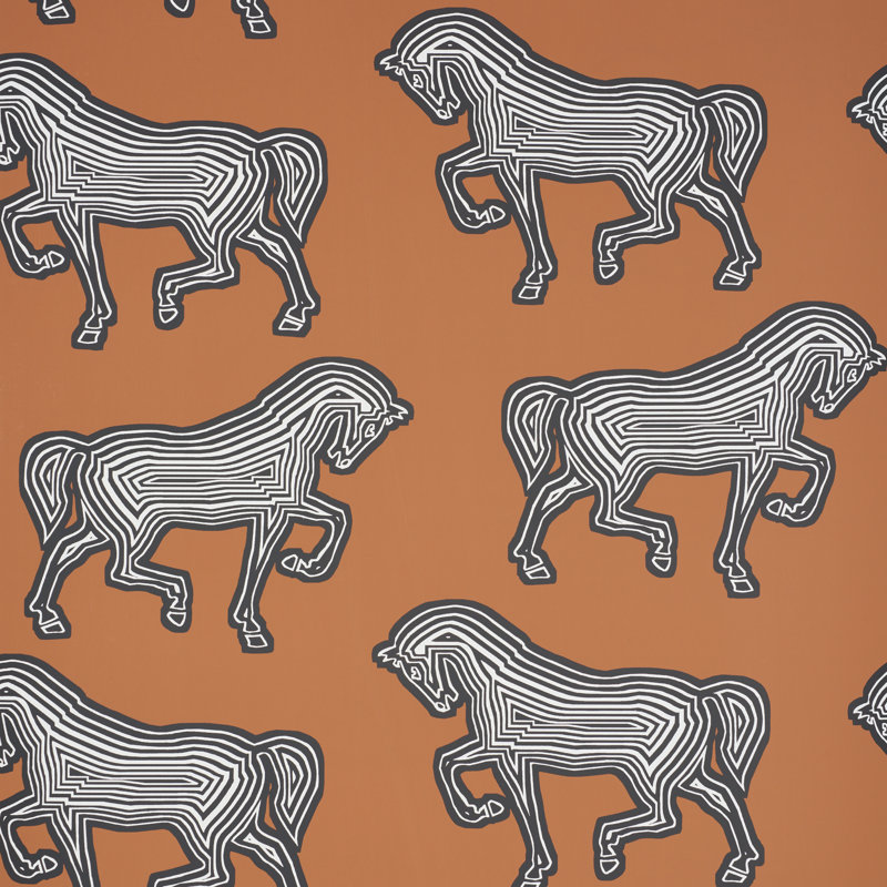 Faubourg Wallpaper, Brown