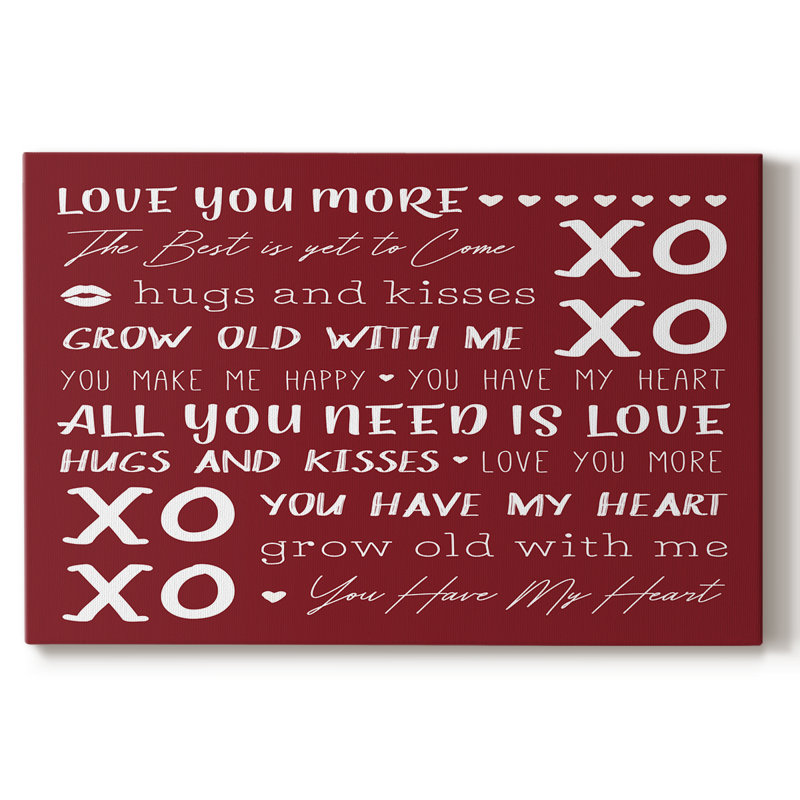Love You More - galerie sur mesure, H 36 po x l 24 po