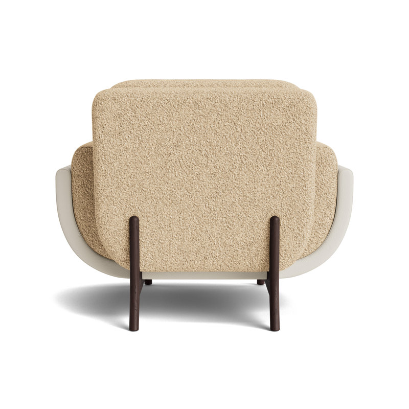 Regatta Chair, Berber - Dune/Greenwich Performance Leather- Cream, Java