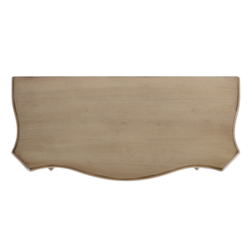Cheshire Ballerina 22" Console Table, Antique Beige