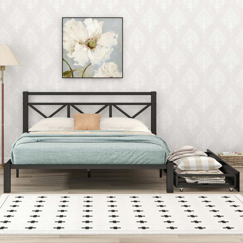 Latitude Run Storage Platform Bed Frame