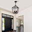 4- Suspension noire, style industriel, avec cage ouverte, ampoule E12, hauteur réglable, idéale pour îlot de cuisine, accents rustiques, base personnalisable